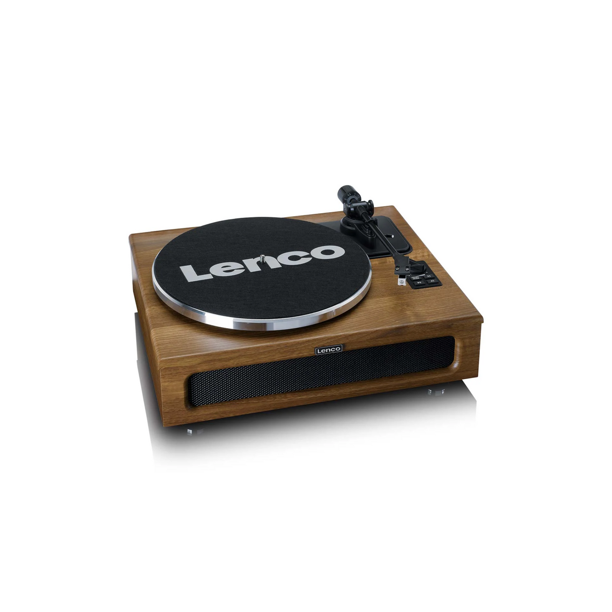 Lenco LS-410WA - Record Player with 4 built-in speakers (Wood)