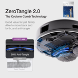 Ecovacs DEEBOT Mini Omni - 2 in 1 Robot Vacuum Cleaner (9000 Pa, Self-Emptying Omni Station, ZeroTangle 2.0, TrueMapping 2.0, 45℃ Hot Air Drying, Deep Mopping, One-Touch Self-Cleaning)