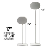Sanus WSSE3A1 Speaker Stand for Sonos Era 300 (White) (Each)