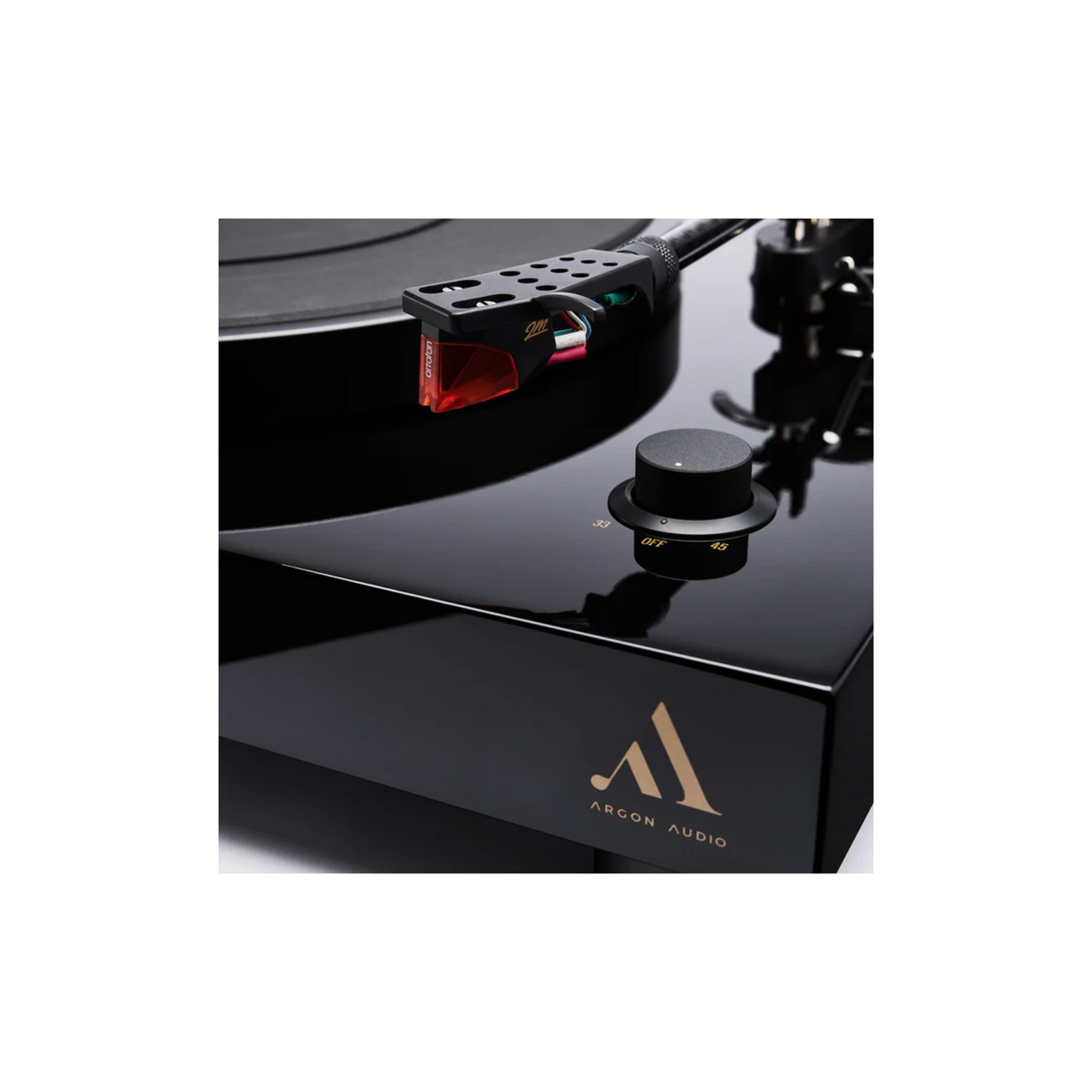 Argon Audio TT-4 Special Edition - Manual Belt Drive Turntable (Black)