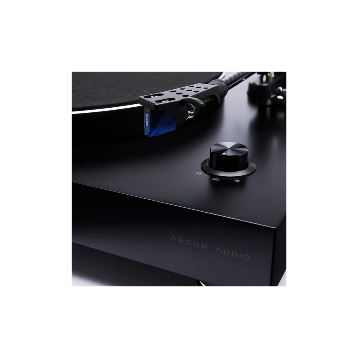 Argon Audio TT-4 MK2 - Manual Belt Drive Turntable (Black)
