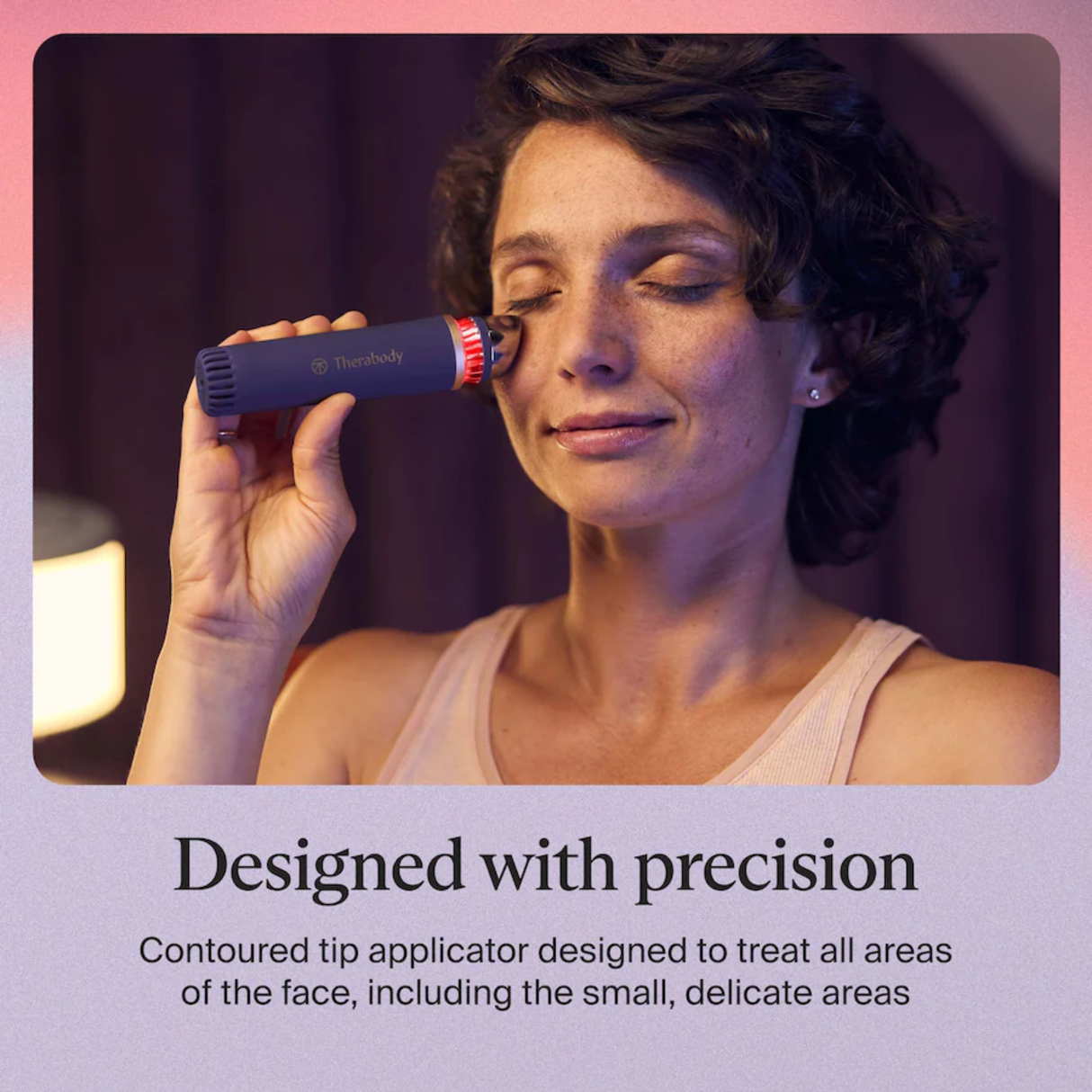 Therabody TheraFace Depuffing Wand – Cold and Heat Skincare Treatment to depuff and Glow (Indigo)