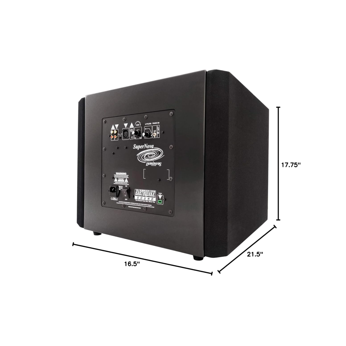 Earthquake LU-15 - 15 Inches Powered Subwoofer with Passive (1200 Watts)