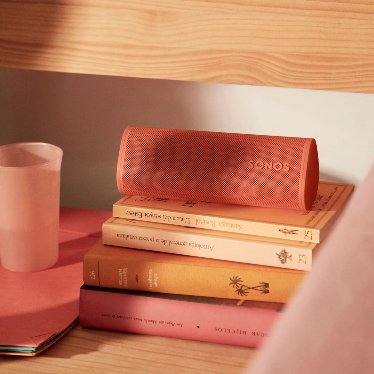 Sonos Roam 2 - Lightweight Portable Waterpoof Speaker with Bluetooth, WiFi, 10 Hour Battery Life and Voice Control (Sunset)