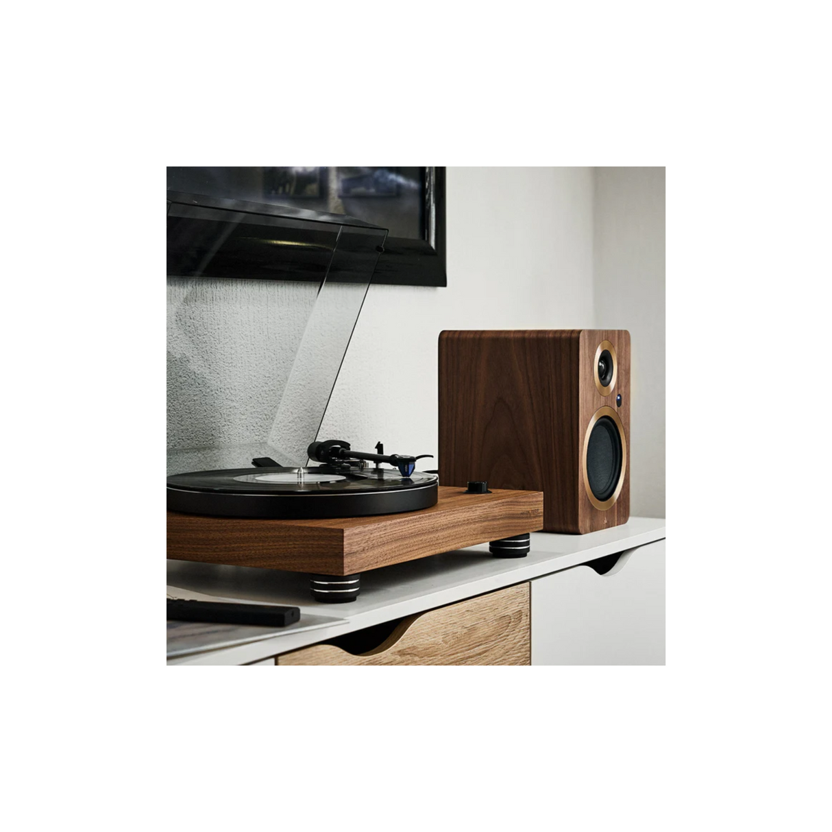Argon Audio TT-4 MK2 - Manual Belt Drive Turntable (Black)