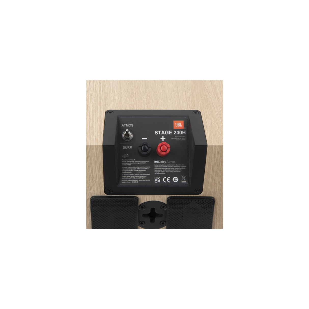 JBL Stage 240H - 2 Way Reflective Dolby Atmos Speaker (Latte Colour) (Pair)