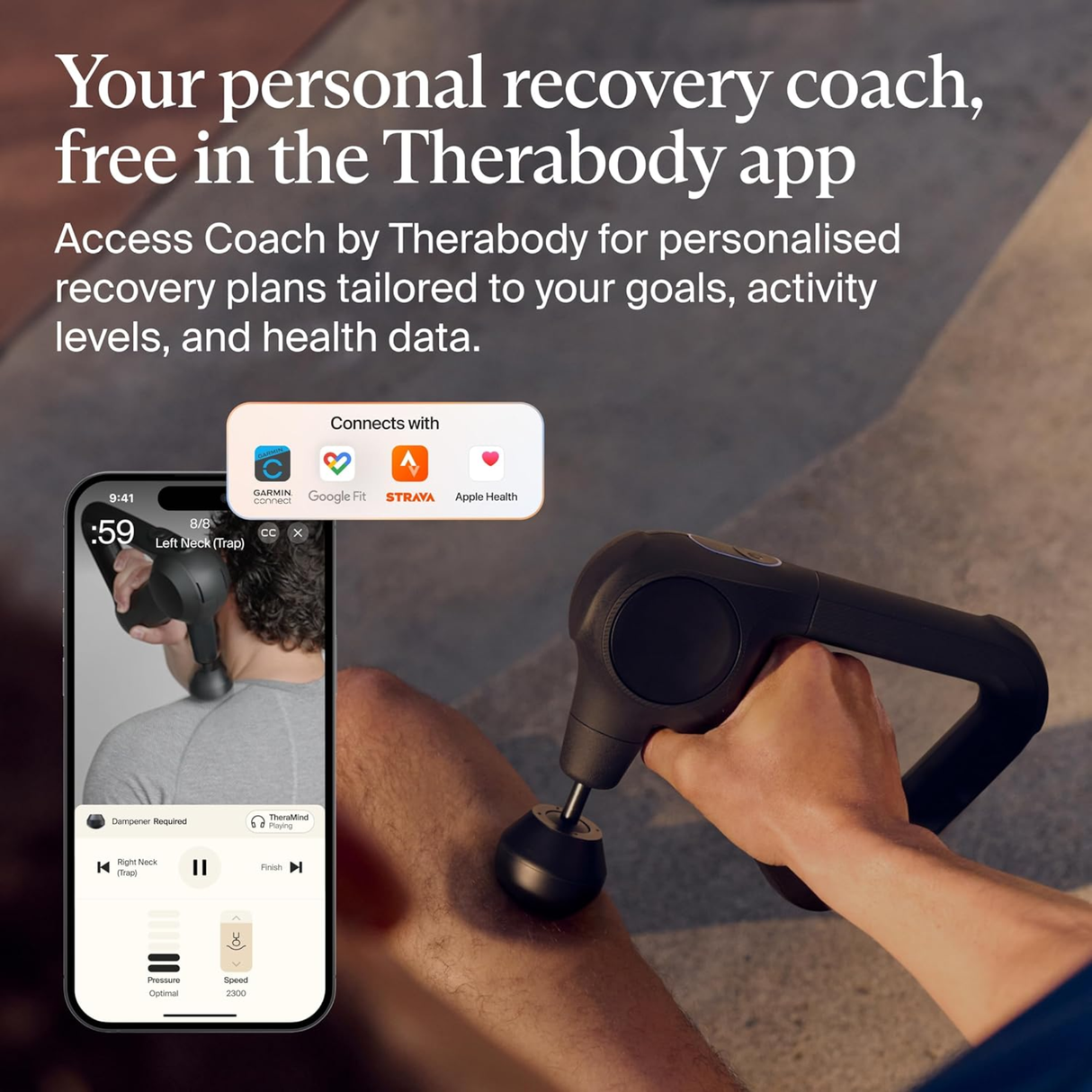 Theragun Prime 6th Generation by Therabody - Deep, Powerful Massage Gun in a Rugged
