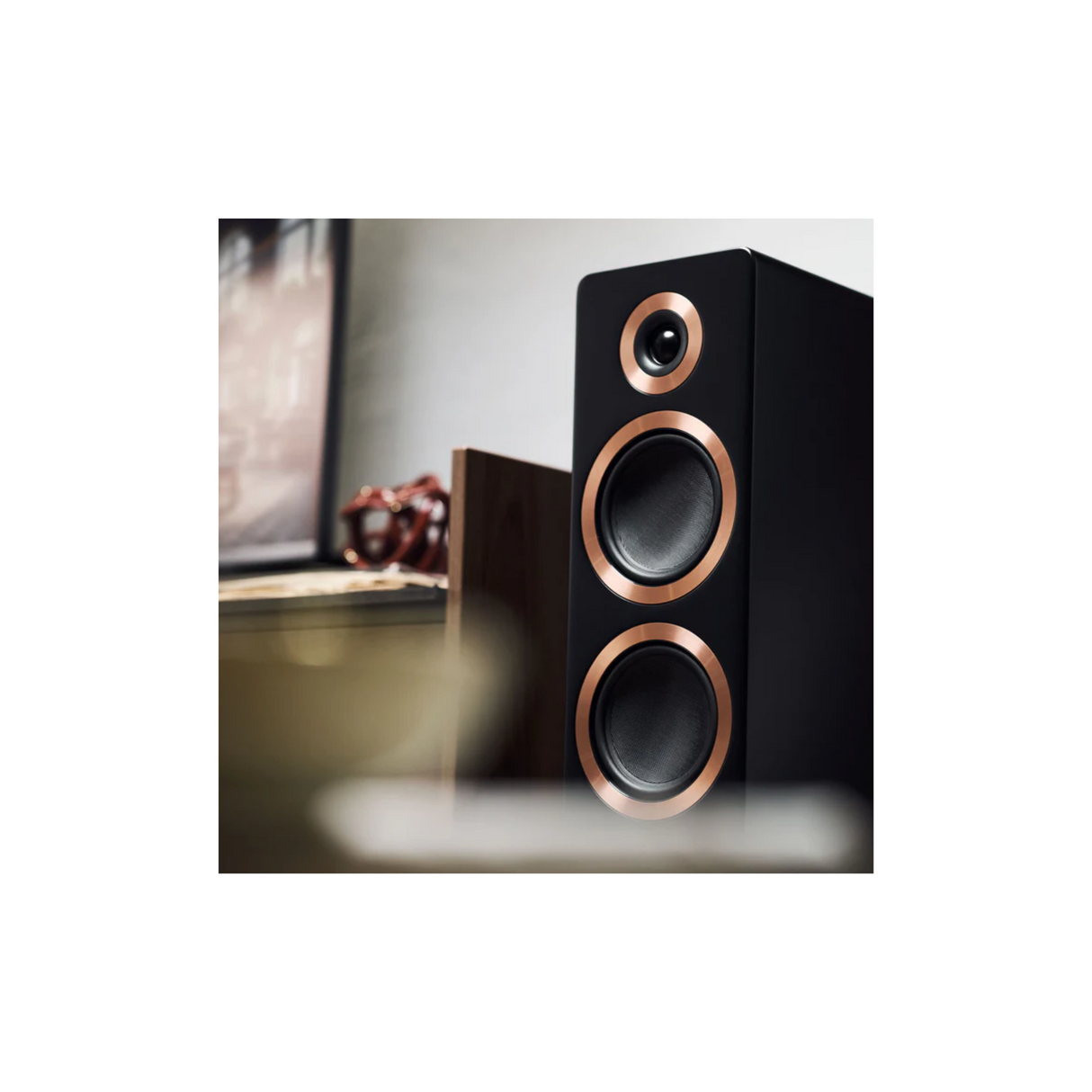 Argon Audio Forte A55 MK2 - Powered Floor Standing Speaker with HDMI ARC (Pair) (Black)
