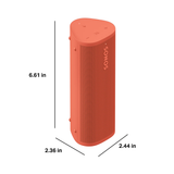 Sonos Roam 2 - Lightweight Portable Waterpoof Speaker with Bluetooth, WiFi, 10 Hour Battery Life and Voice Control (Sunset)