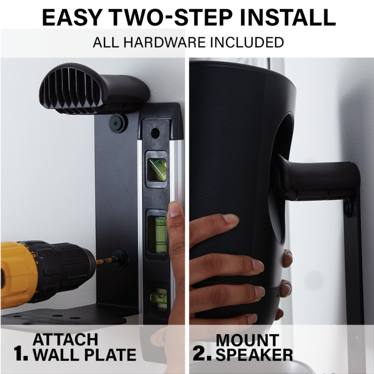 Sanus WSSMM1 Mount Designed For Sonos Move & Move 2 Speaker (Black) (Each)