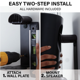 Sanus WSSMM1 Mount Designed For Sonos Move & Move 2 Speaker (Black) (Each)