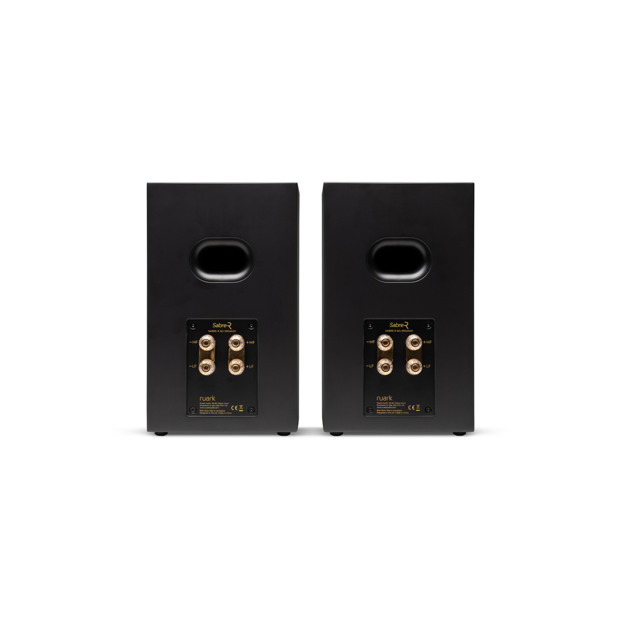 Ruark Audio R610 Streaming Music System & Ruark Audio Sabre-R Bookshelf Speakers (Charcoal) (Bundle)