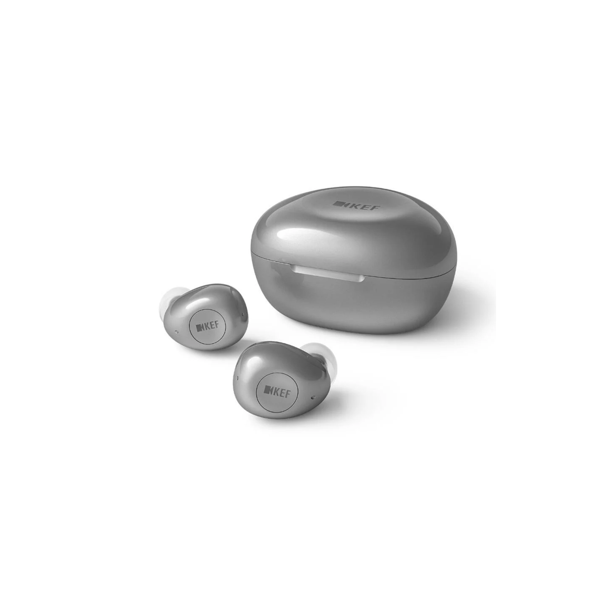 KEF Mu3 Noise Cancelling True Wireless Earphones (Silver Grey)