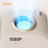 Yaber T2 Plus - Google TV Smart 1080P Full HD Projector Portable Projector with Rechargeable Battery