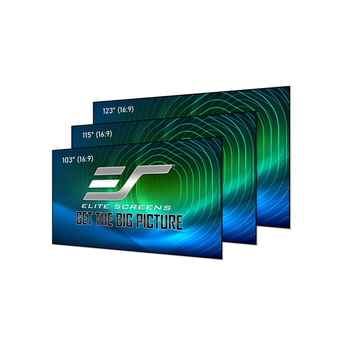 Elite Screens AR115H-CLR3 Aeon Series - 115 Inches CineGrey 4K Ambient ...