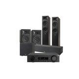 JBL MA310 5.2 Channel 4K AV Receiver with JBL Stage 260 5.1 Speaker Package (Bundle Pack)