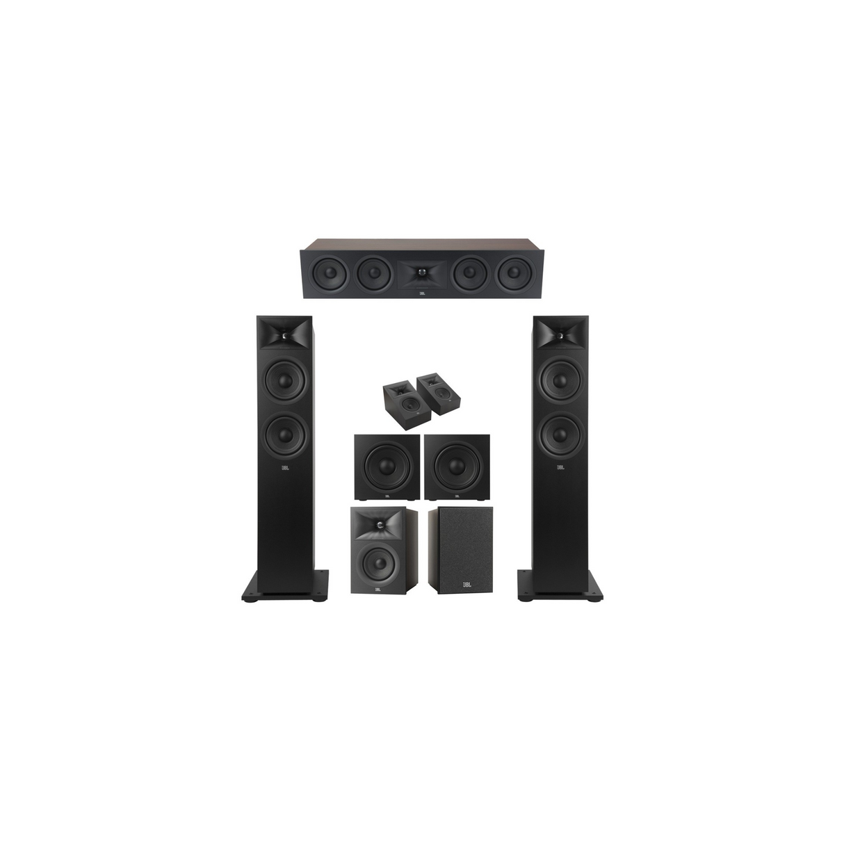 JBL Stage 260F Series 5.2.2 Channel- 5.2.2 Speaker Bundle Package (Includes Stage 260F, 245C, 240B, 240H, 220P)