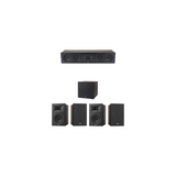 JBL Stage 250B Series 5.1 Channel- 5.1 Bookshelf Speaker Bundle Package (Includes Stage 250B, 245C, 200P)