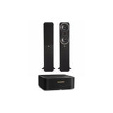 Marantz Model M1 Network Integrated Stereo Amplifier & Q Acoustics 3050i Floor Standing Speaker (Stereo Bundle Pack)(Black)