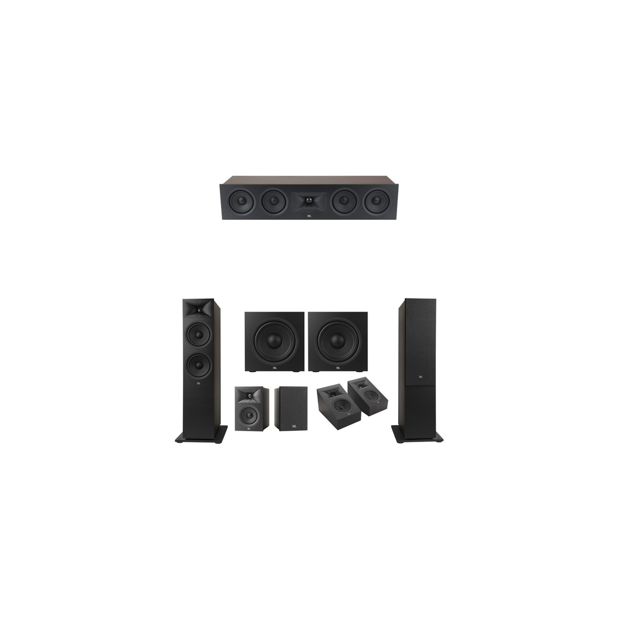 JBL Stage 280F Series 5.2.2 Channel- 5.2.2 Speaker Bundle Package (Includes Stage 280F, 245C, 240B, 240H, 220P)