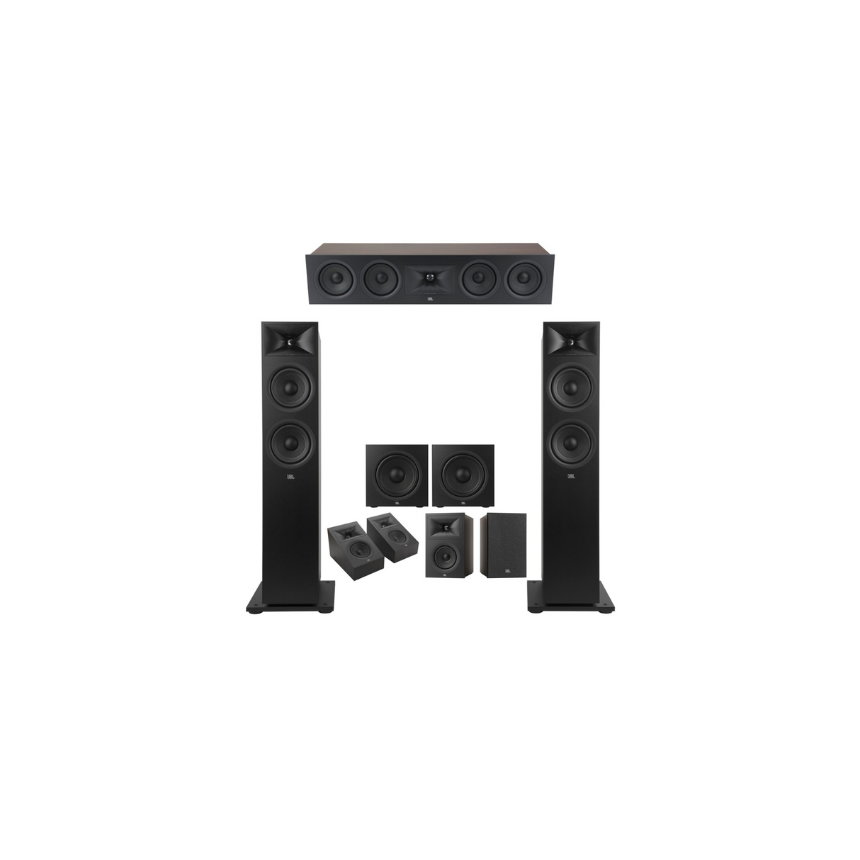 JBL Stage 260F Series 5.2.2 Channel- 5.2.2 Speaker Bundle Package (Includes Stage 260F, 245C, 250B, 240H, 220P)