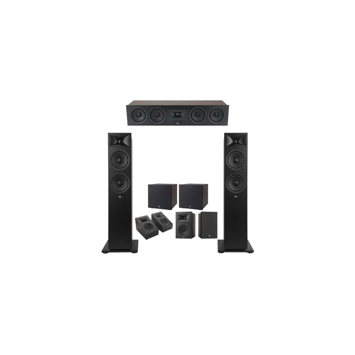 JBL Stage 260F Series 5.2.2 Channel- 5.2.2 Speaker Bundle Package (Includes Stage 260F, 245C, 250B, 240H, 200P)