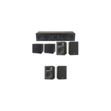 JBL Stage 240B Series 5.2 Channel- 5.2 Bookshelf Speaker Bundle Package (Includes Stage 240B, 245C, 200P)
