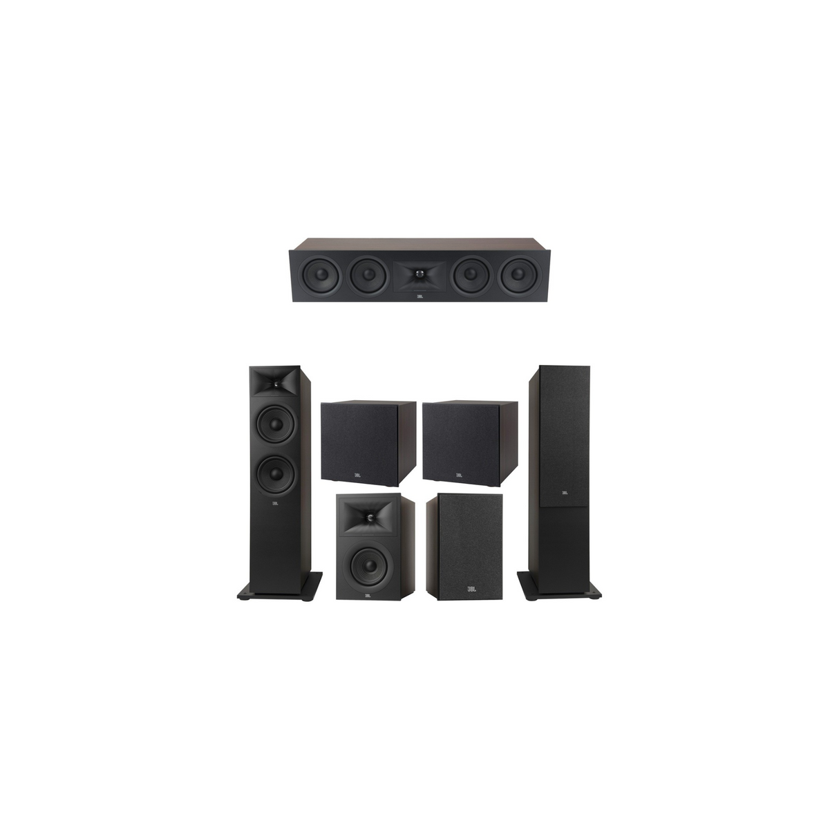 JBL Stage 280F Series 5.2 Channel- 5.2 Speaker Bundle Package (Includes Stage 280F, 245C, 250B, 200P)