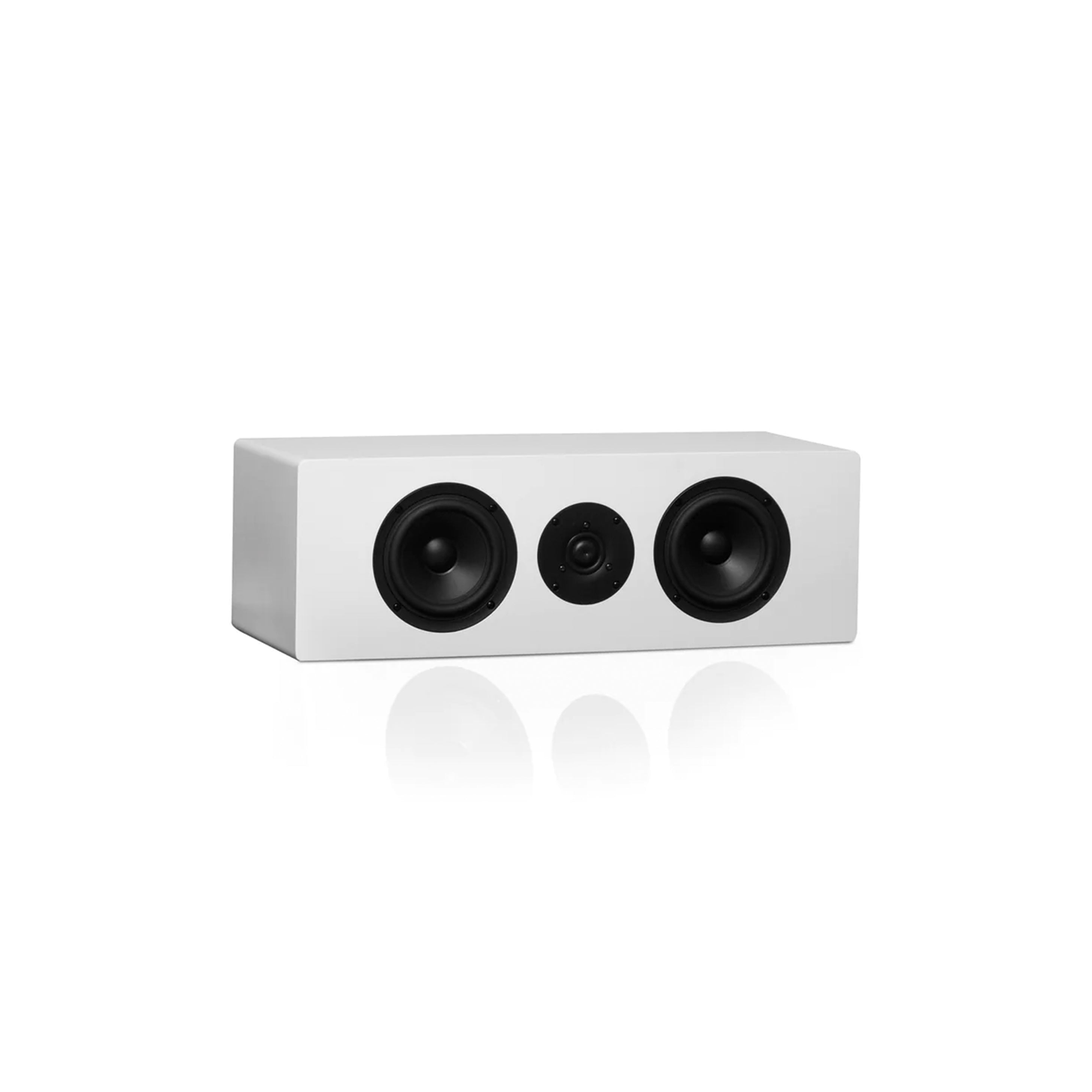 White center clearance channel speaker