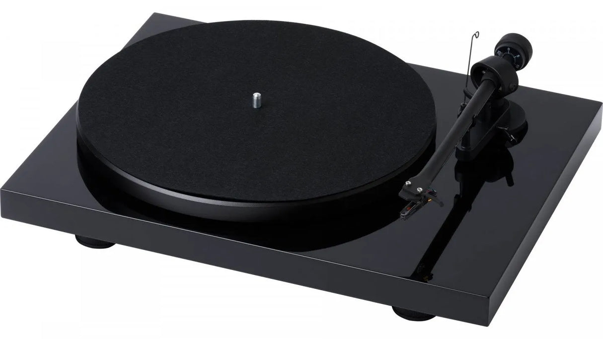 Pro-Ject Debut III Phono BT (OM5E) - Bluetooth Turntable (Belt Drive) (Black)