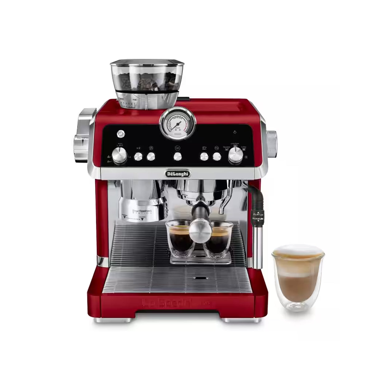 Delonghi Pump Espresso Coffee Maker (Red) – AV Shack