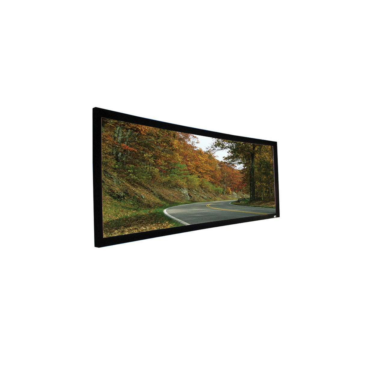 Elite Screens CURVE100WH1 Lunette Series - 100 Inches CineWhite Curve Fixed Frame Projection Screen