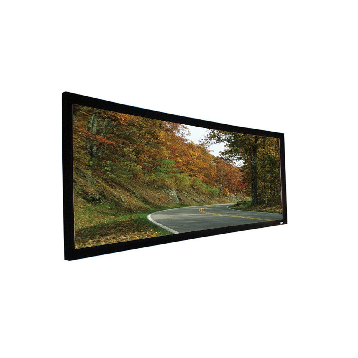 Elite Screens CURVE110WH1 Lunette Series - 110 Inches CineWhite Curve Fixed Frame Projection Screen