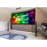 Elite Screens CURVE135WH1 Lunette Series - 135 Inches CineWhite Curve Fixed Frame Projection Screen