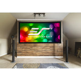 Elite Screens CURVE135WH1 Lunette Series - 135 Inches CineWhite Curve Fixed Frame Projection Screen