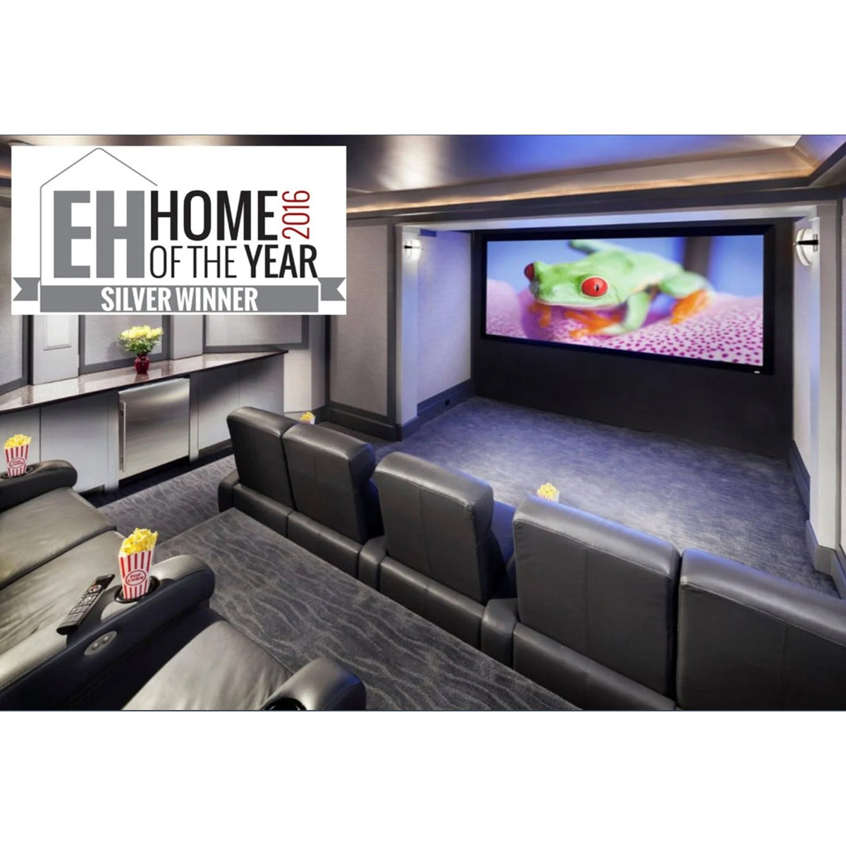 Led Screen 150 Inch Elite Screens CURVE150WH1 Lunette Series - 150 Inches CineWhite Curve ...