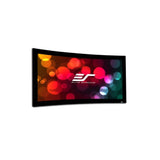 Elite Screens CURVE235-125W - 125 Inches CineWhite (2.35:1 Cinema Scope) Curve Fixed Frame Projection Screen