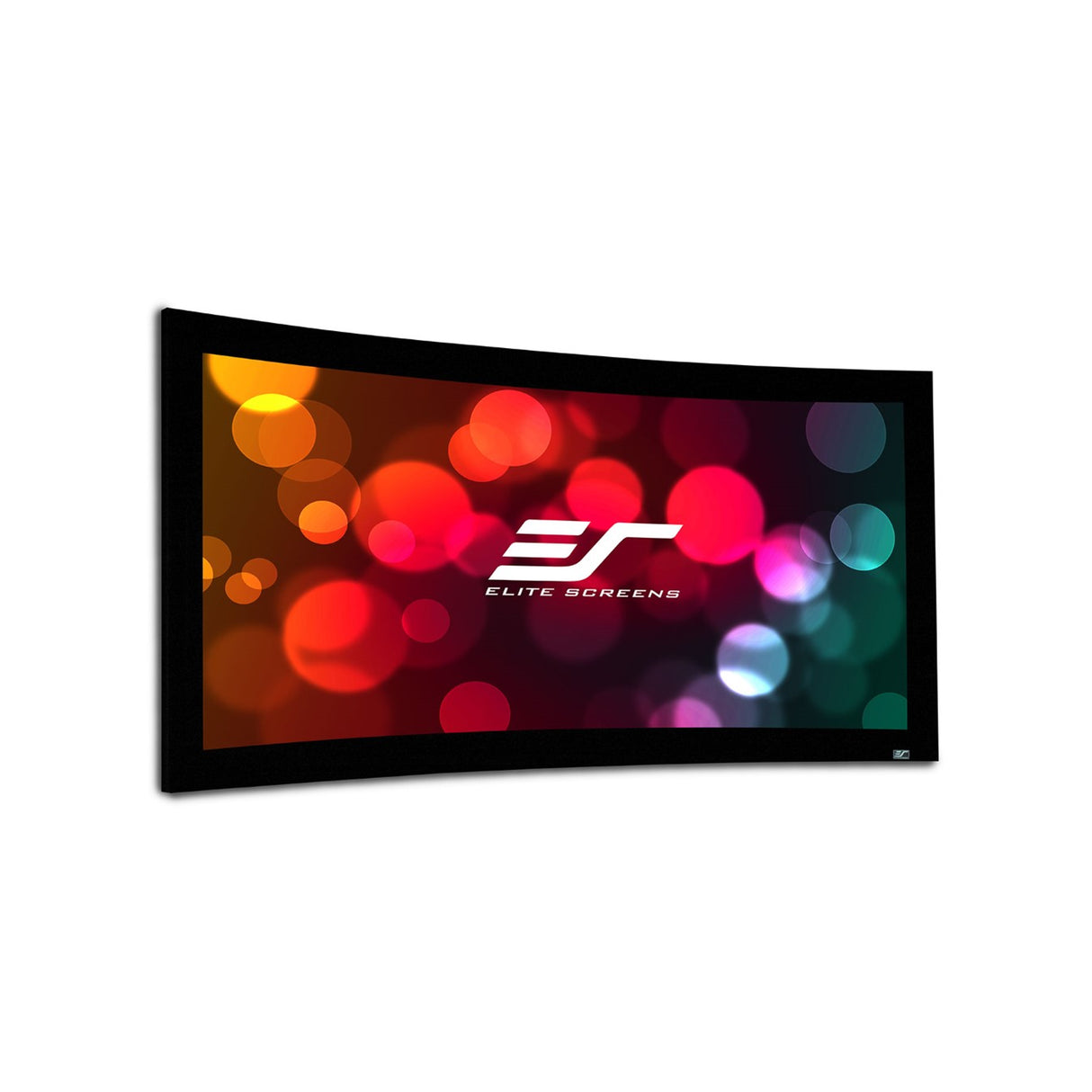 Elite Screens CURVE235-158W - 158 Inches CineWhite (2.35:1 Cinema Scope) Curve Fixed Frame Projection Screen