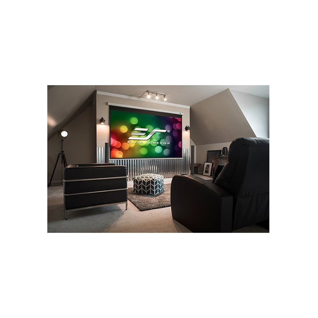 Elite Screens MH100X - 100 Inches MaxWhite Manual Pull Down 4K UHD Projection Screen (16:10)