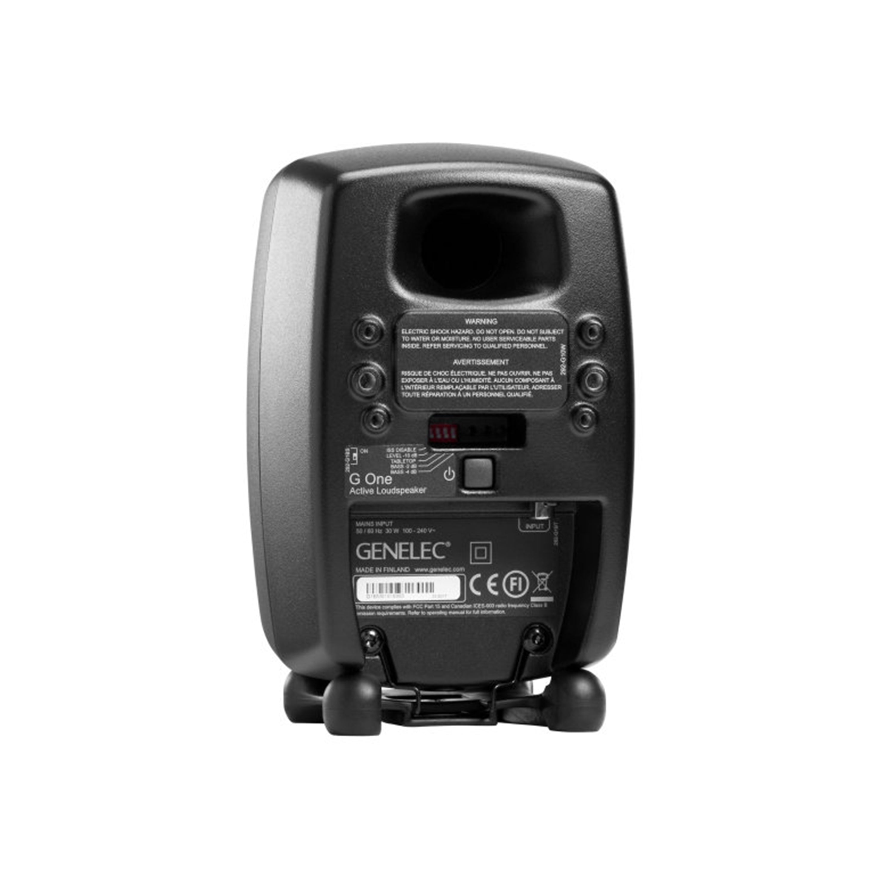Genelec G One - Active Monitor Speaker (Each) (Black) – AV Shack
