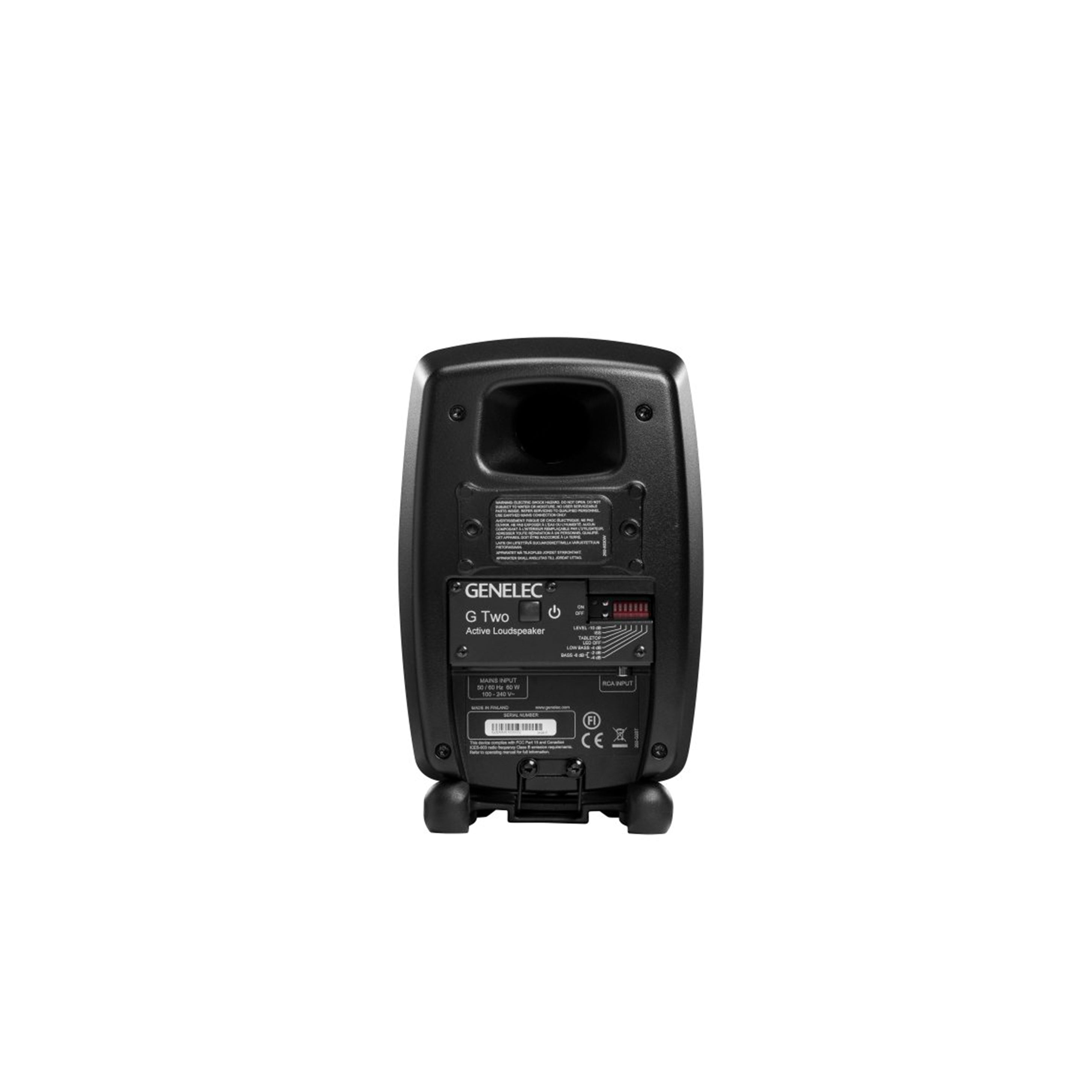 Genelec G Two - Active Monitor Speaker (Each) (Black) – AV Shack