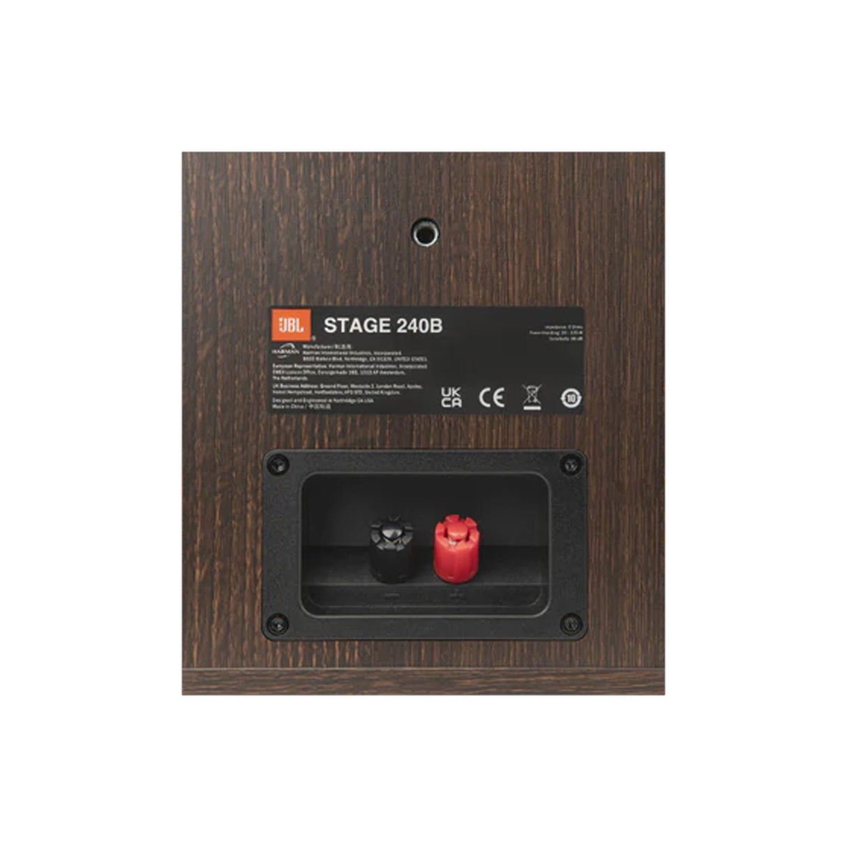 JBL Stage 240B - 2-Way Bookshelf Speaker (Black) (Pair)