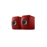 KEF LS50 Wireless 2 - Powered/Active Bookshelf Speaker (Pair) (Crimson Red)