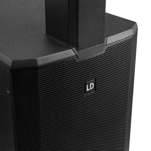 LD Systems MAUI 44  G2 - Cardioid powered Column Array 1500 Watts PA System (Black)