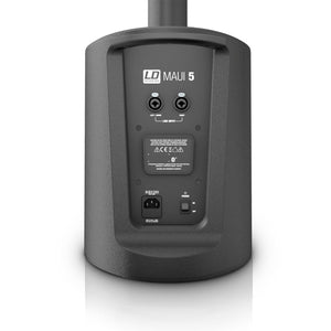 LD Systems MAUI 5 - All In One Ultra Portable Ultra Portable Bluetooth Column PA System with Mixer (Black)