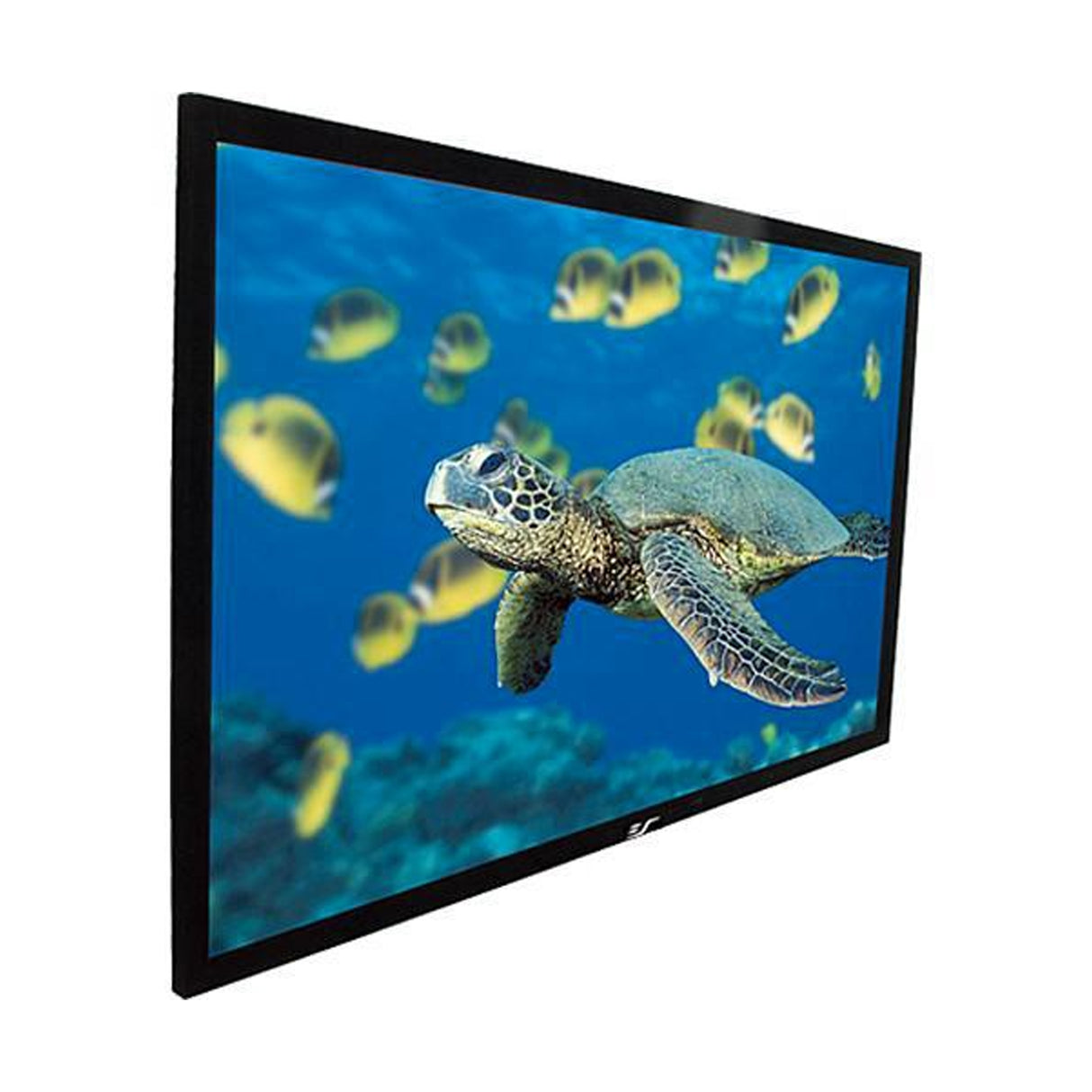 Elite R106WH1-A1080P2 - 106 Inches HD Acoustic CineWhite Fixed Frame Projection Screen Series (16:9)