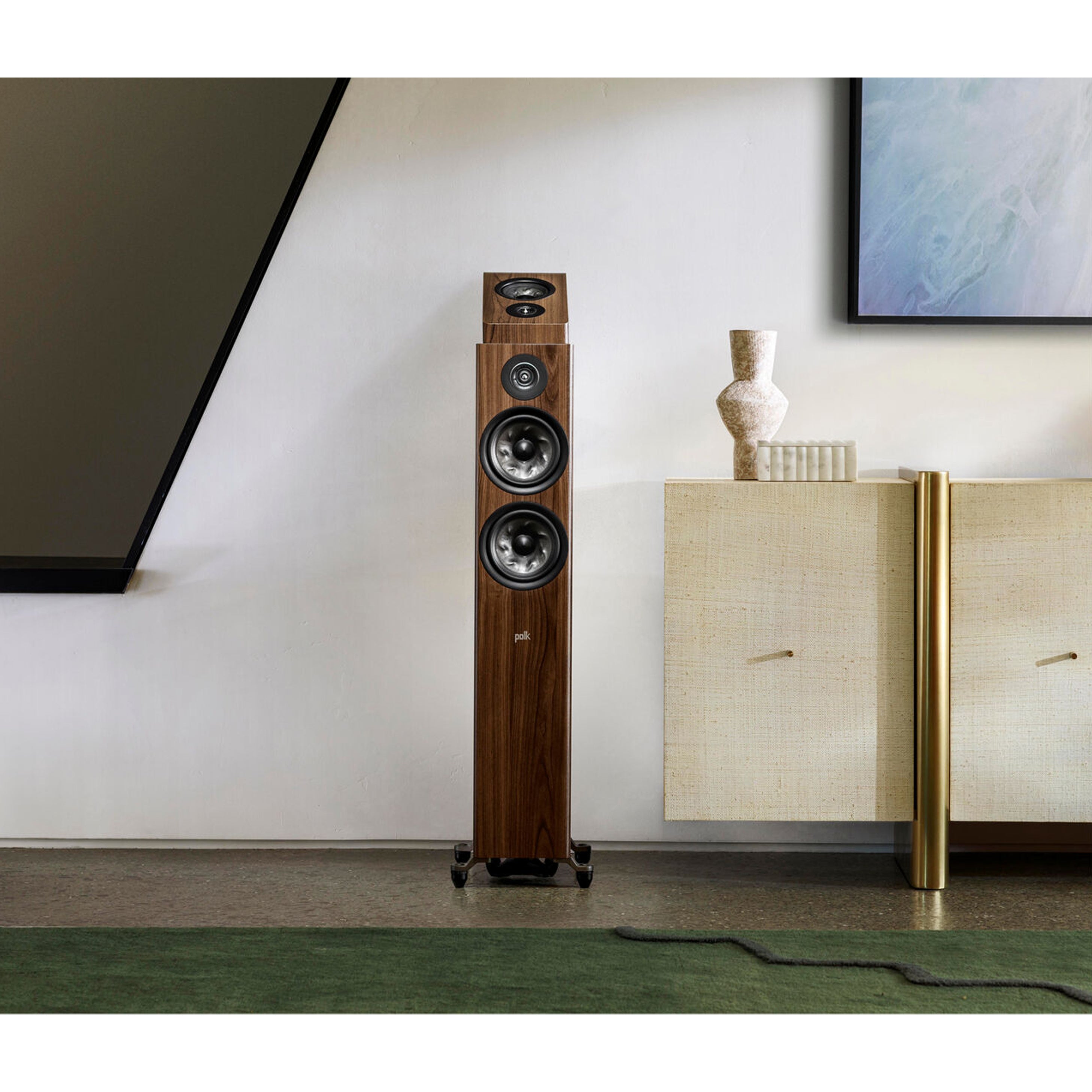 Polk Audio Reserve R600 - Floor Standing Speaker (Pair) (Walnut