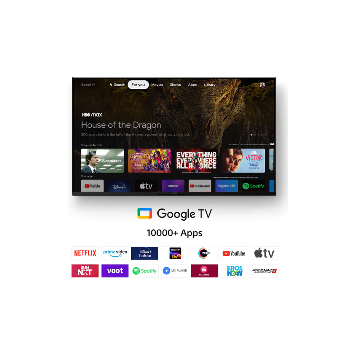 Sony KD-43X80L Bravia -  43 Inches (108 Cm) 4K Ultra HD Smart LED Google TV (Black)