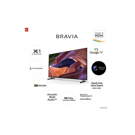 Sony KD-65X82L Bravia -  65 Inches (164 Cm) 4K Ultra HD Smart LED Google TV (Black)