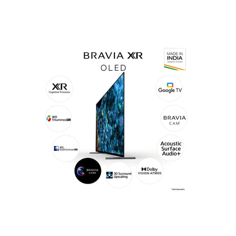 Sony XR-83A80L Bravia - XR Series 83 Inches (210 Cm) 4K Ultra HD Smart OLED Google TV (Black)